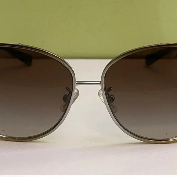 Coach Silver and Brown Sunglasses NWT Sunglasses display picture 1